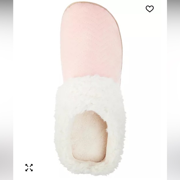 Isotoner Quilted Velour Clog Slippers - Picture 3 of 4